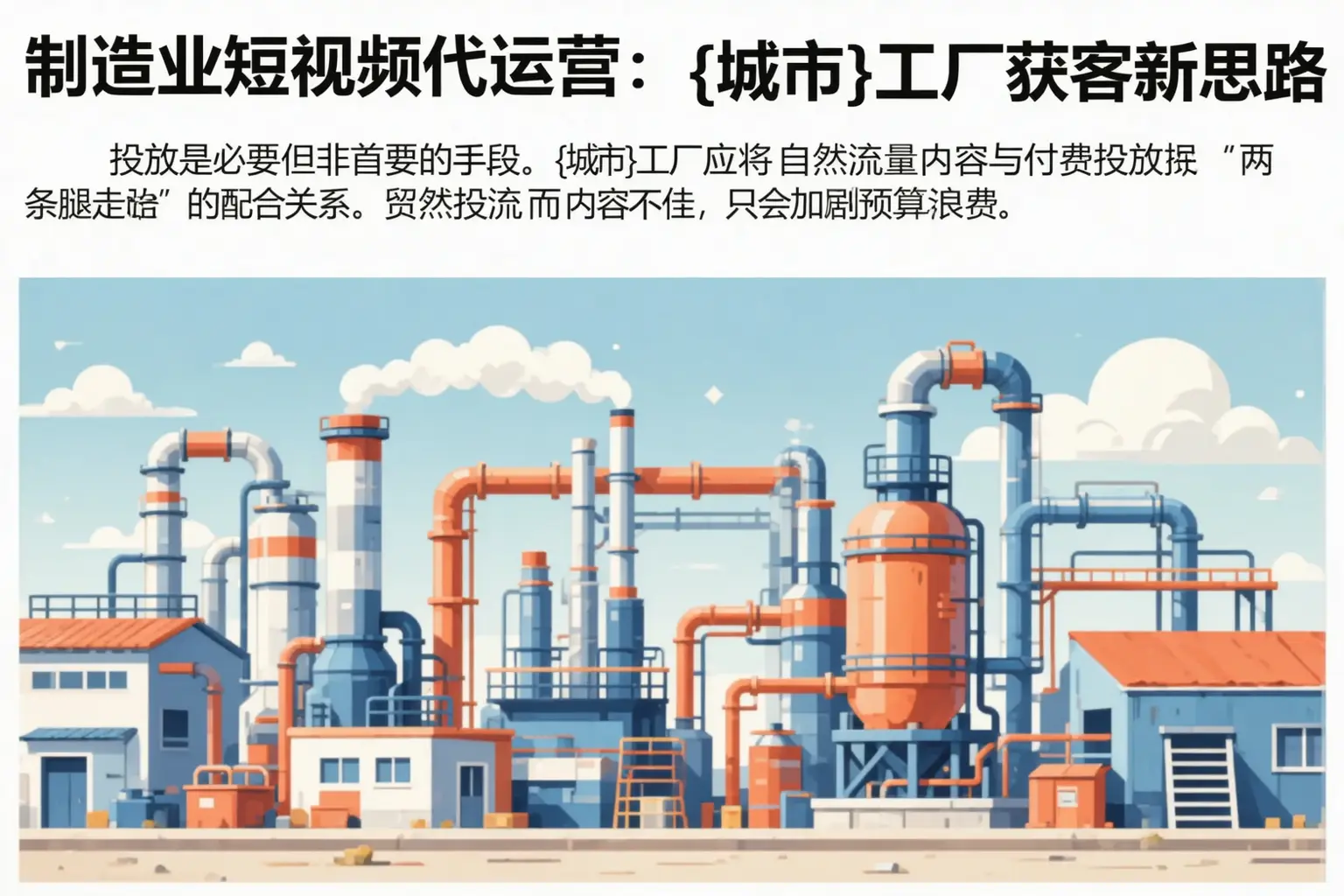 制造业短视频代运营：琼结工厂获客新思路